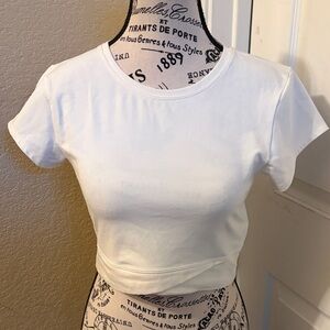 Old Navy Women's White Crop Top